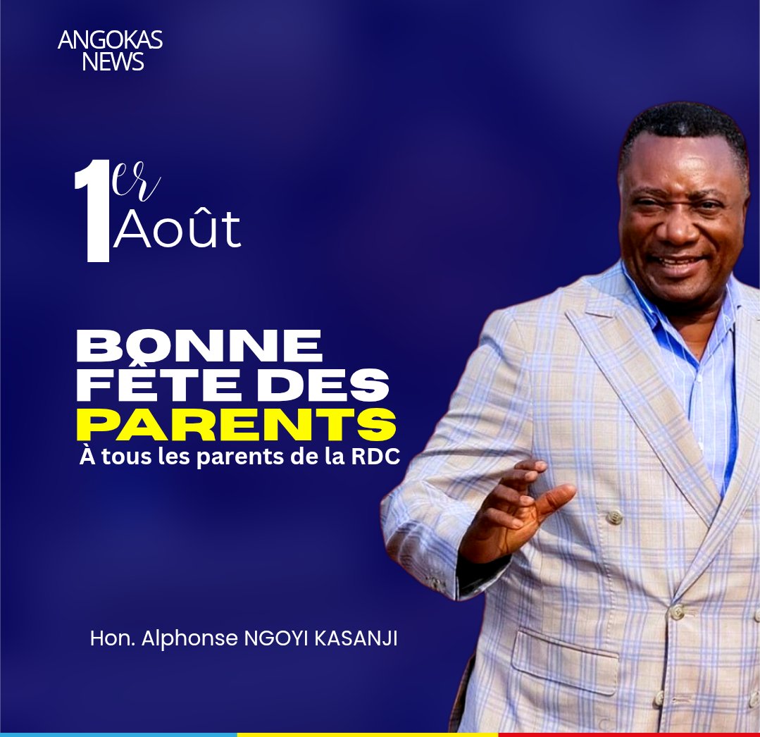JONATHAN EM (@emergentss_em) on Twitter photo Le sénateur <a href="/ngoyikasanji11/">Ngoyi Kasanji</a> souhaite bonne fête des parents à tous les parents de la RDC. Le sénateur <a href="/ngoyikasanji11/">Ngoyi Kasanji</a> souhaite bonne fête des parents à tous les parents de la RDC.