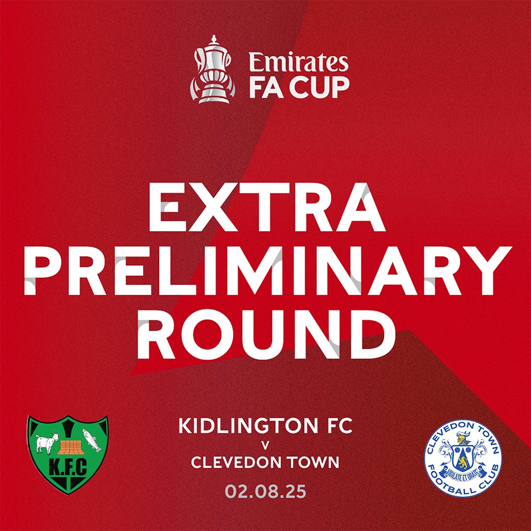 🏆 Our attention turns to the most famous footballing competition.

🏠 We'll see you back at Yarnton Road Saturday.

#COYG || #KFC