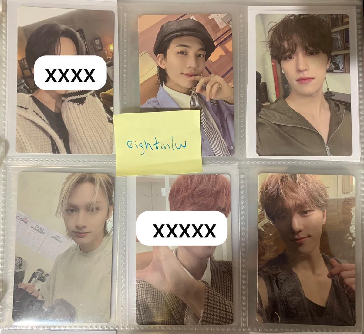 venda seventeen regulares fml jeonghan dino jun 

R$ 40,00 com frete incluso
video no privado