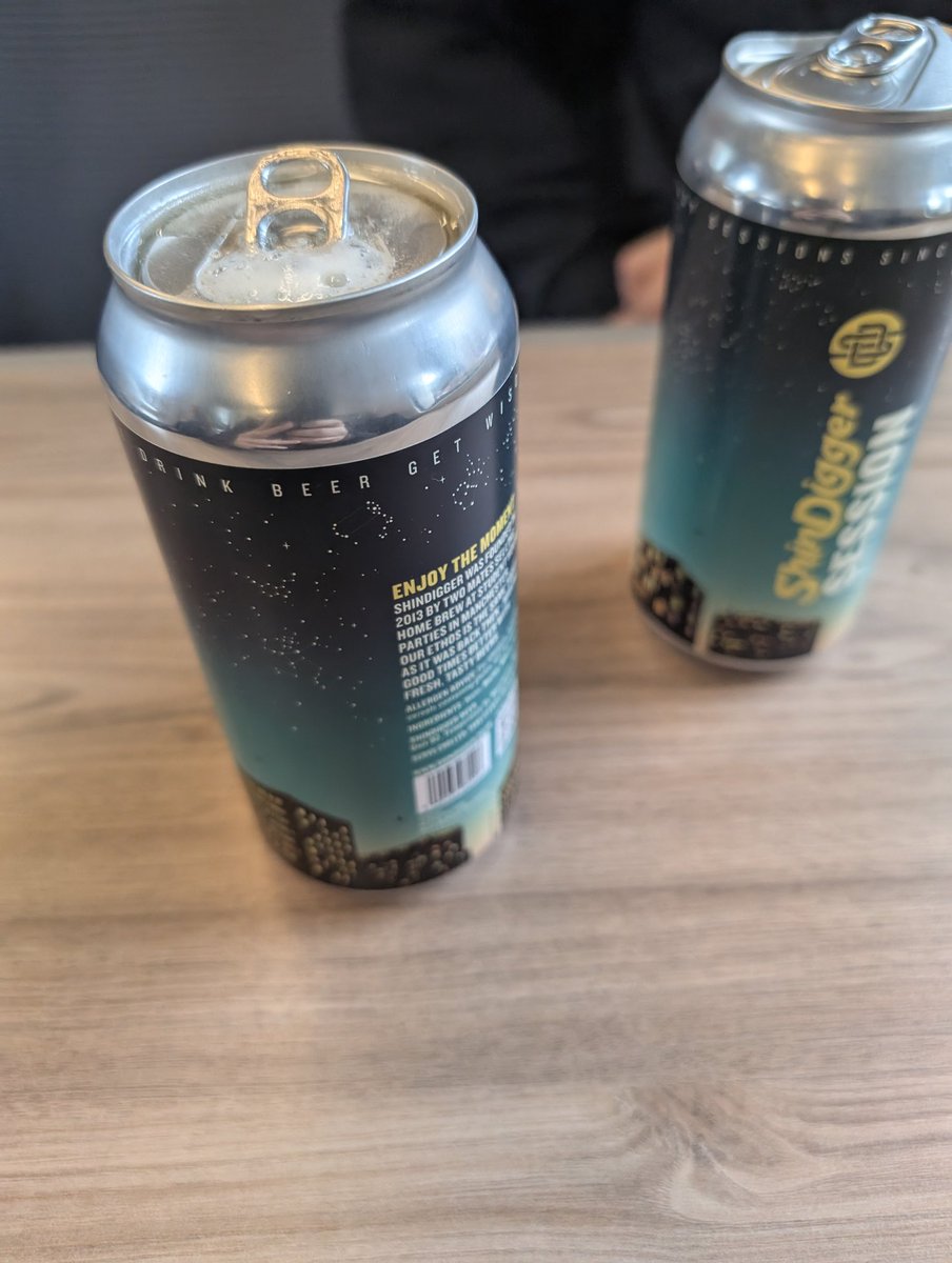 First train beers of the year. Happy new season to those that celebrate 🍻