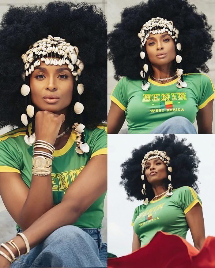 Ciara new pics after becoming a citizen of Benin 🇧🇯