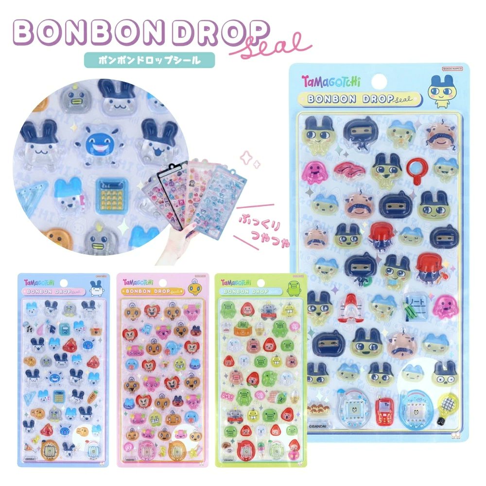 たまごっち ボンボンドロップシール】 全4種 予約がスタート！ 🔻 楽天