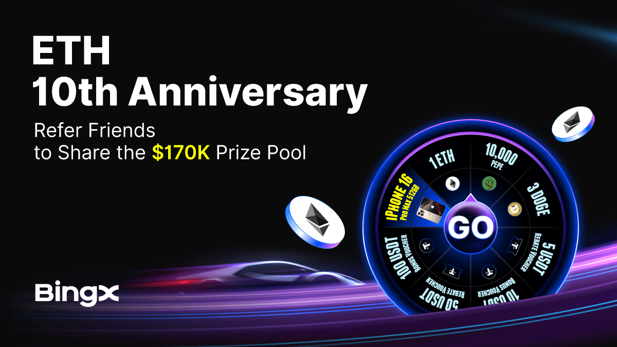 A little spin goes a long way. 🎰

Trade or refer on #BingX to grab your share of $170,000 + a chance at 1 ETH.

Easy entry, guaranteed rewards. Only till Aug 15, 15:59 (UTC).

Join here: bingx.com/en/activity/tu…