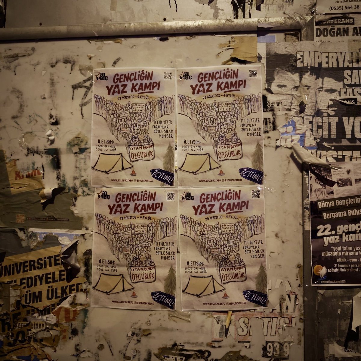 Bu yaz da devrimci gençlik kampta buluşuyor!

📍 Rumeli Hisarüstü