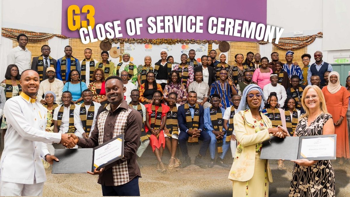 Check out some of the highlights from the G3 Close of Service Ceremony! - youtu.be/LzHQK_4GFKk?si…

This memorable event celebrated their dedication to rural development, resilience in the face of challenges, and unwavering commitment to community-led change. 
#ThisIsCorpsAfrica