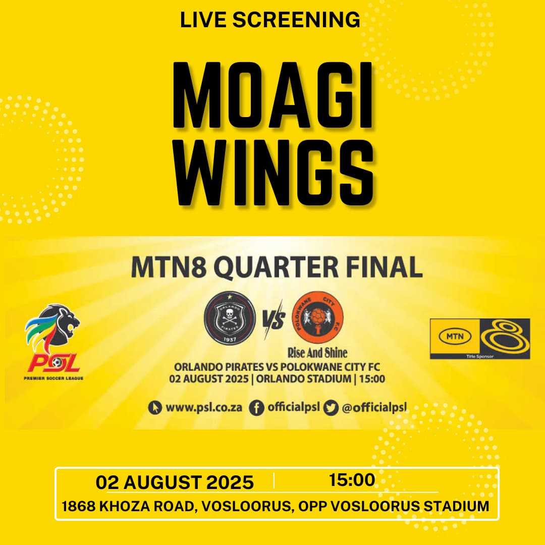 GAMES AND KARAOKE DAY🎲🎤

Launching our weekend menu!🍔🍟🍗🥓 Stand a chance to win some cool prizes

Date : 2 August 2025
Time: 13:00-22:00
Address: 1868 Khoza road, VOSLOORUS(OPP VOSLOORUS STADIUM)

#games #wingsandchill
#moagiwings #karaoke #fun #explore #itsallaboutthewings