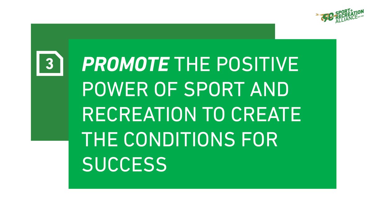 🔍 Our 3⃣ Strategic Objectives 🔍

Following the launch of our new strategy, 'A United Voice for Sport and Recreation', take a look at the three objectives that will shape our work over the next five years.

Find out more about our new strategy here 👇

sportandrecreation.org.uk/about/our-miss…