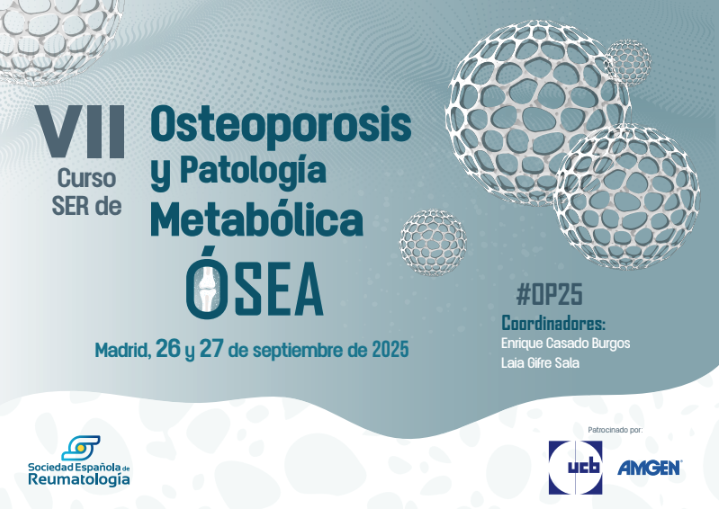 ucb_iberia's tweet photo. 🦴 En #UCBIberia nos enorgullece patrocinar el #OP25, la VII edición del Curso SER de Osteoporosis y Patología Metabólica Ósea (#OP25), organizado por la @SEReumatologia. 
☝️ Una cita clave para los reumatólogos interesados en salud ósea.
👉 https://t.co/WJ8AurVPQe

*Curso dirigido exclusivamente a profesionales sanitarios*