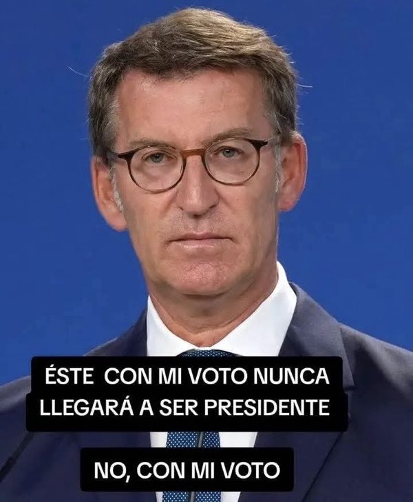 Feijóo nunca va a ser presidente del gobierno de España porque quiere desmantelar el estado del bienestar.