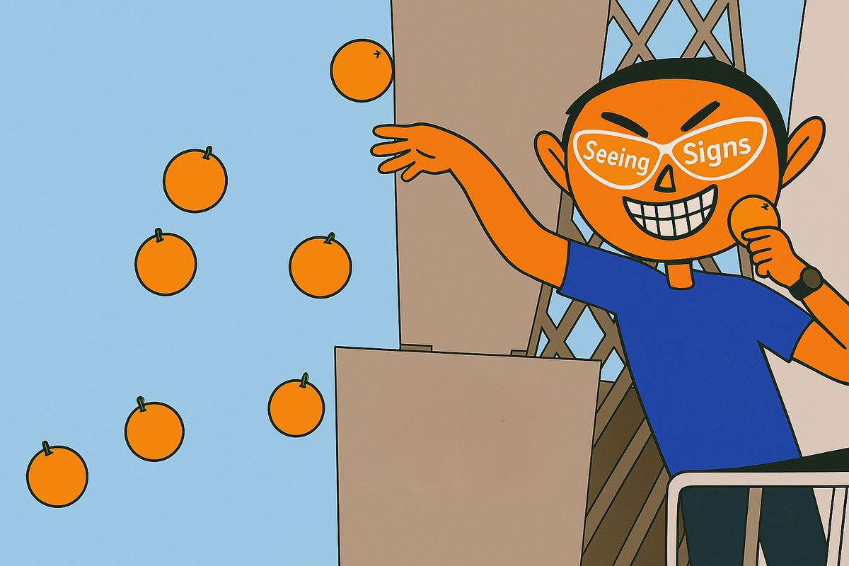 UjiRho.sign ๐ ๐ฑ (@uji2rho) on Twitter photo Then: "Gib me oranges"
Now: "Who needs Oranges?"
IYKYK ๐
Slowly, the SuperApp will evolve to be just like how Sign is.
siGM ๐งก to the orange gibbers & shoutout to <a href="/Aj_cr0/">Aj_cr.sign ๐ฎ๐ณ</a> for this designโ๐พ Then: "Gib me oranges"
Now: "Who needs Oranges?"
IYKYK ๐
Slowly, the SuperApp will evolve to be just like how Sign is.
siGM ๐งก to the orange gibbers & shoutout to <a href="/Aj_cr0/">Aj_cr.sign ๐ฎ๐ณ</a> for this designโ๐พ