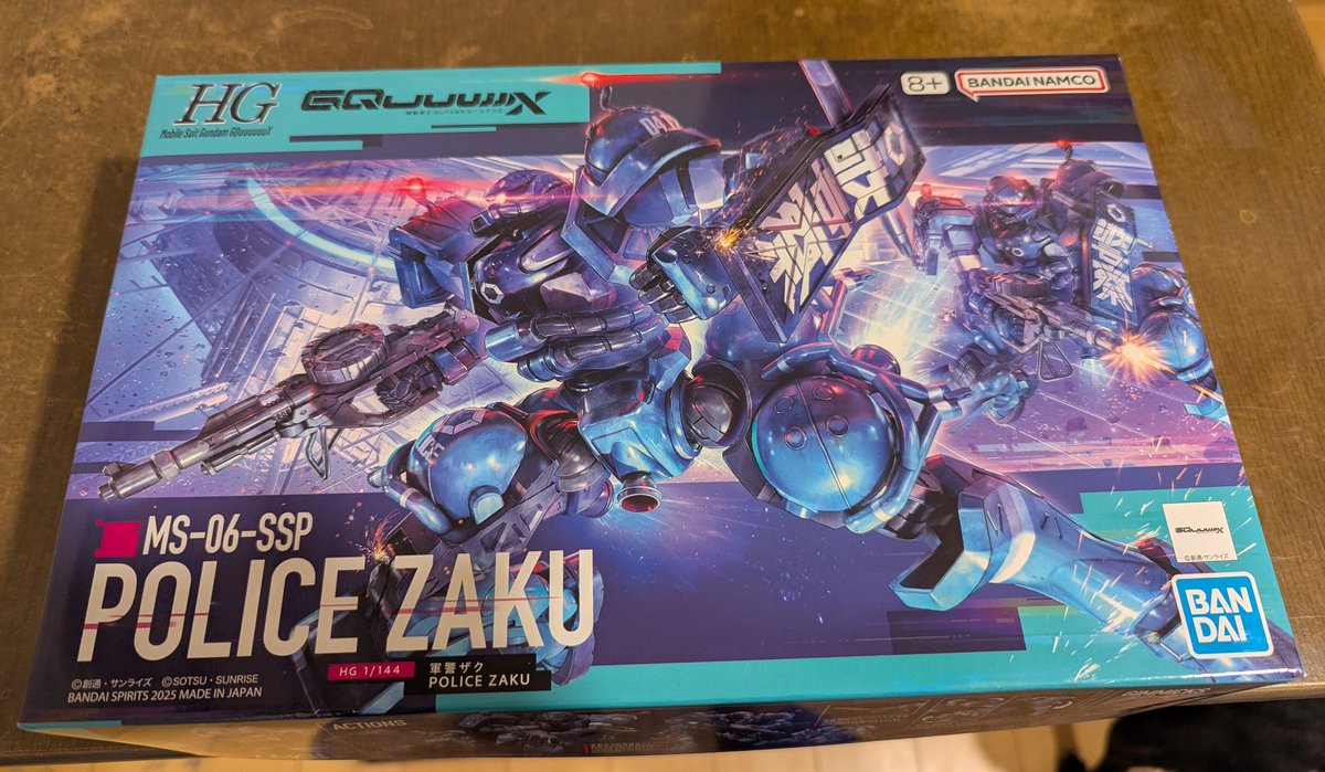 ジークアクスのブームも落ち着いたのか、ガンプラの値段がやっと落ち着きました☺　ネットでも正規の値段で買えるようになって嬉しい♡
#ガンダム #ガンプラ女子 #ジークアクス #軍警ザク