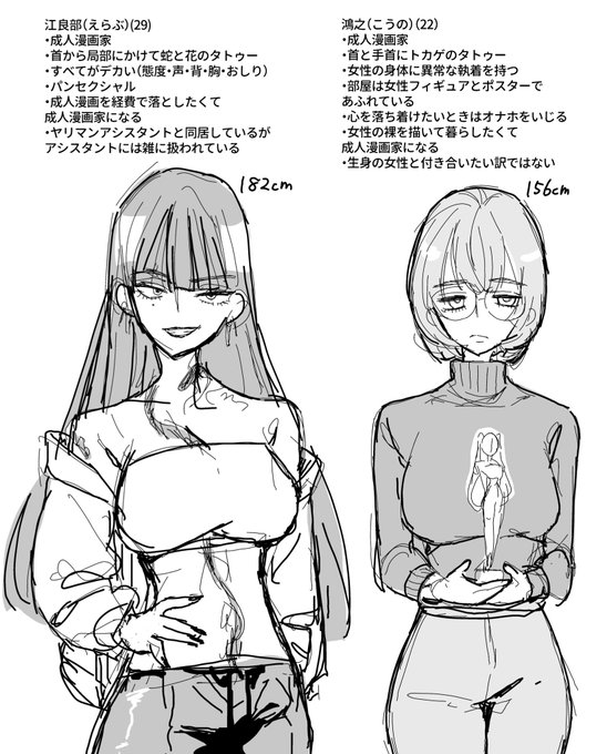 2人考えてたんですが右の子になりました ヤバい女の人は何人いてもいい 