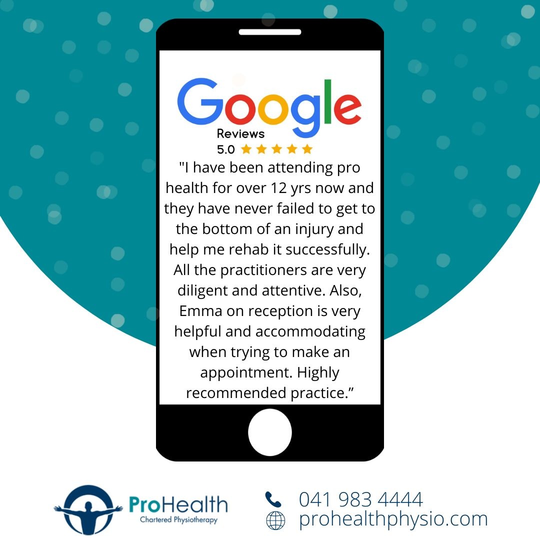 PhysioProHealth's tweet photo. ⭐️Google Reviews ⭐️

Thank you so much for your review we really appreciate it 😁 

.

.

.

#physio #drogheda #PhysiotherapistLouth #physiotherapy #googlereview #reviews #5star https://t.co/ReCnxLGRgx
