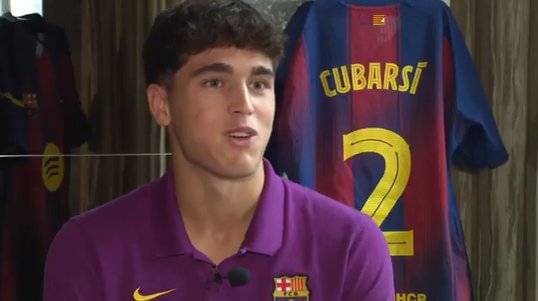 🚨🎙️| Cubarsí, ao El Larguero, sobre a braçadeira de capitão:

🗣 “Ainda não decidimos nada. Por enquanto, Marc [Ter Stegen] é o nosso capitão, aquele que nos guia e apoia. Estamos felizes com ele e esperamos que continue assim.”

🗣 “Fui capitão nas categorias de base, mas ainda