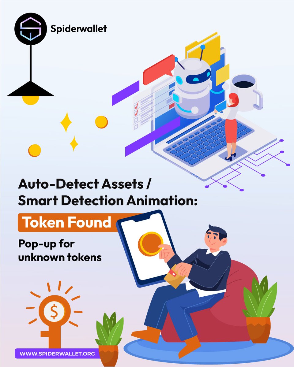 spiderwallet_'s tweet photo. Smart Detection. Seamless Alerts.
SpiderWallet automatically detects unknown tokens and pops up with an instant “Token Found” alert — no manual adding needed.
🚀 Smarter Wallet. Smoother Experience.
🔗 https://t.co/cPP3OAXBns

#AutoDetectTokens #TokenFound #SpiderWallet https://t.co/wr1rTGdTqm