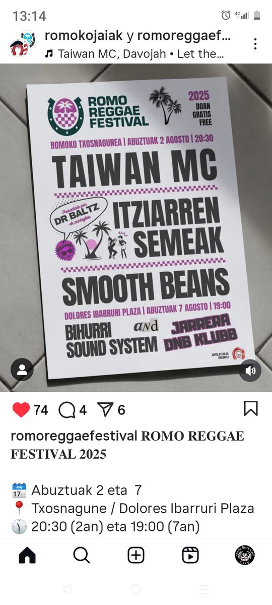 Hurrengo geltokia, abuztuak 2, Erromo!