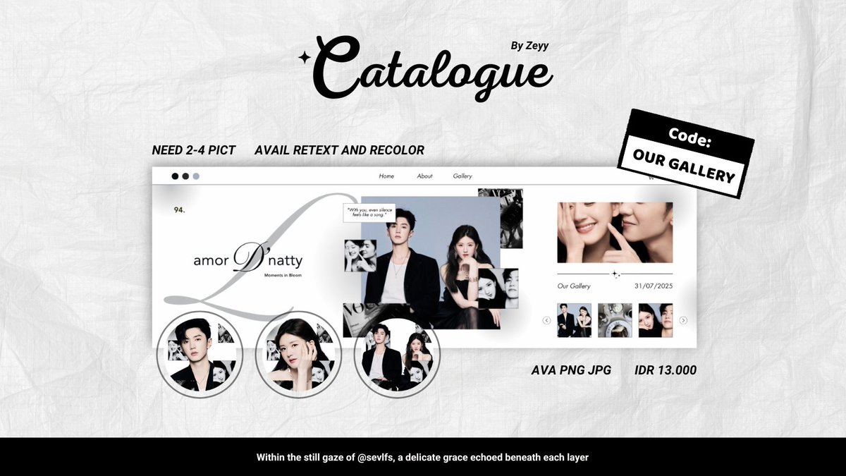 bantu repost/rt yaa, thank youu⸜(｡˃ ᵕ ˂ )⸝♡

halo semuaa! aku mau open titip katalog layout terbaru aku bernama "My Page"dengan beberapa versi, dari single sampai couple! price bisa dilihat di pict yaa⋆˙⟡ scroll down untuk detail lebih lengkapnyaa❤

#zonajajan #zonauang