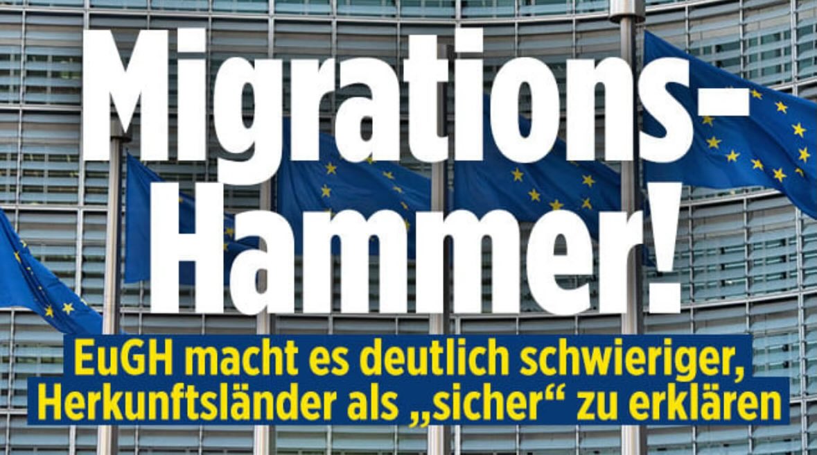 Die EU islamisiert und zerstört Europa. Vorsätzlich.

Und wer es wagt zu kritisieren, wird von diesem Regime gejagt und politisch verfolgt.