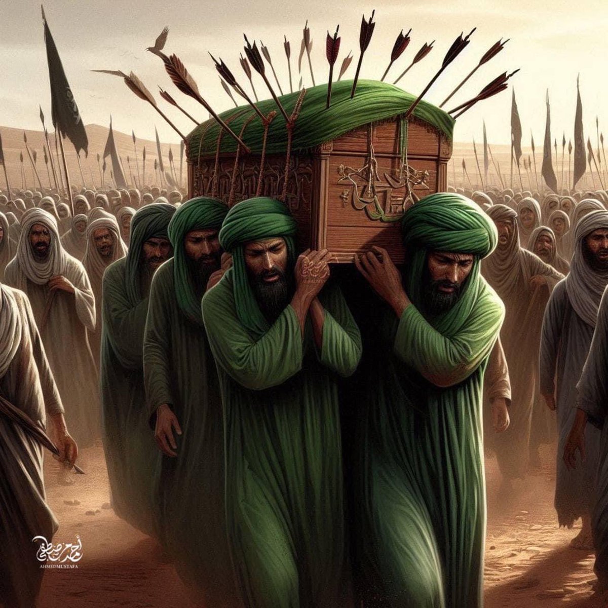 🏴 |  لَيلـًة ٧ صَــفـــرّ
السَلامُ على مِنَّ لا زائِر على قَبرة ولا ناعيًا
السَلامُ عليكَ أيُها المسموم المظلوم
#استشهاد_الإمام_الحسن