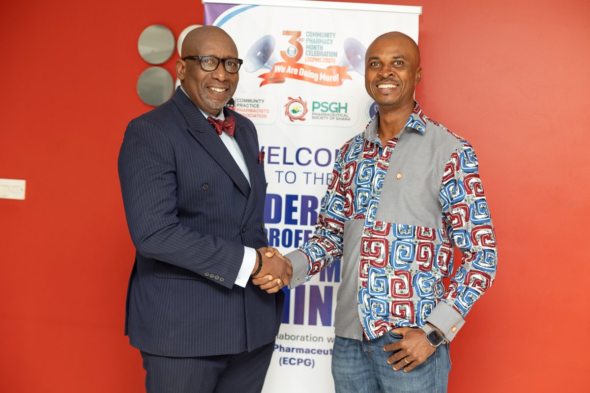 paullowa's tweet image. CPPA is #PSGH's largest constituency and what matters to them matters to all of us. I recently joined in their Month celebration at the British Council Hall. The dedication and innovation I witnessed reminded me of why community pharmacists are the backbone of Ghana's healthcare.