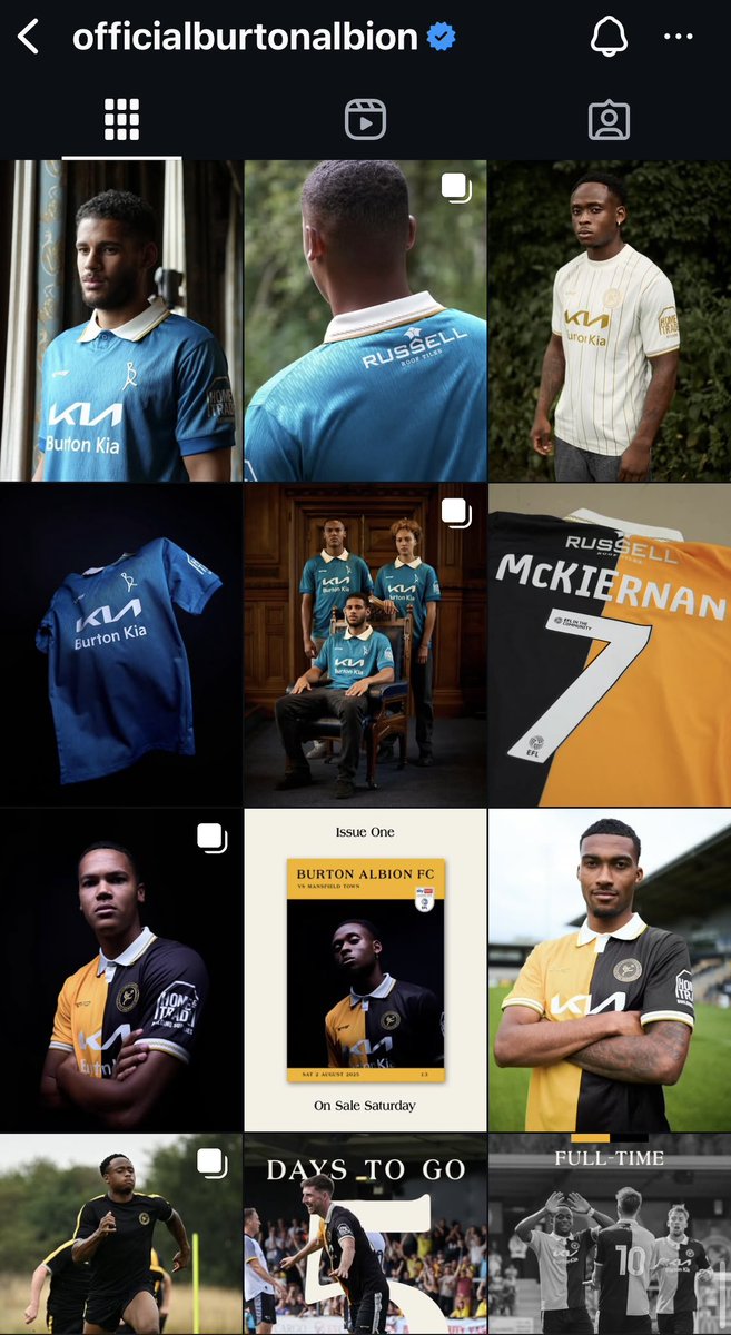 The Burton Albion rebrand is something which needs to be talked about. From a ‘tinpot’ average looking team to this stylish old school look throughout the club’s badge, kits and social media redesign.