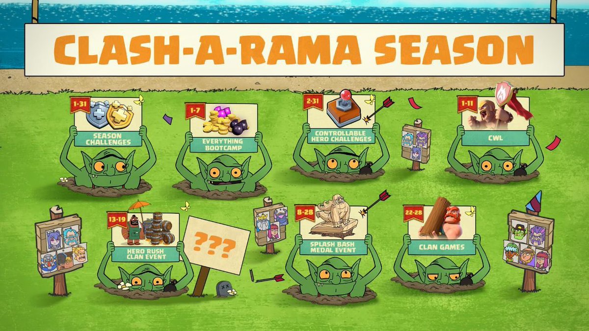 Clash A Rama HYPE! 

See the new updates —&gt; 
youtu.be/odpe9SvqmFQ?si…