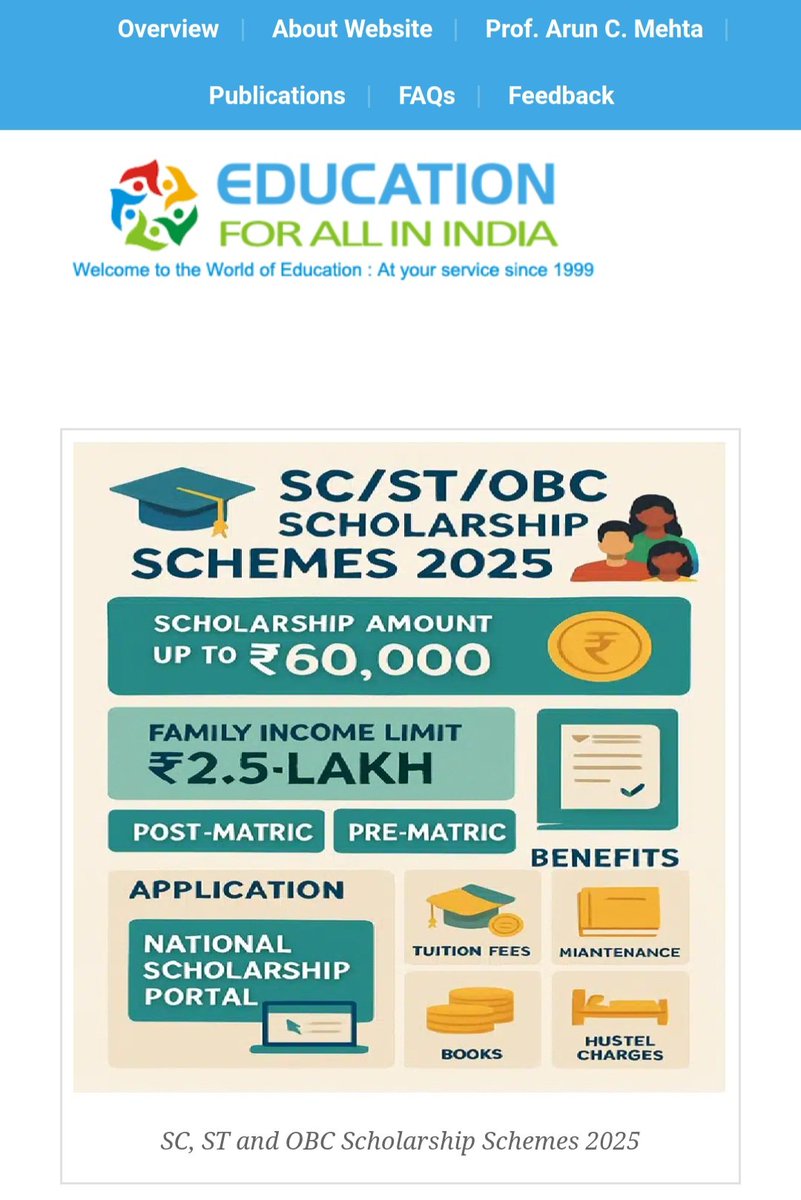National scholarship schemes 2025 (for family income less than 2.5 lakhs):
BUT the schemes are only for SC, ST, OBC!!

Dear government,
-Why the poor GC families are excluded from such govt schemes??
-Are they not citizens of this country??
-Is this not caste-discrimination??