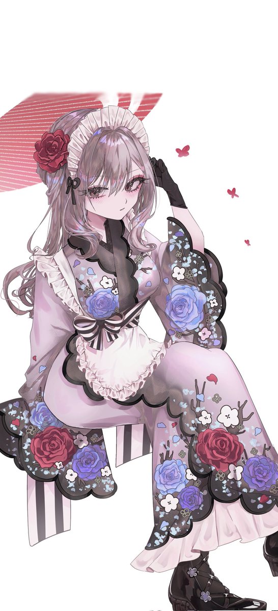 黒紅蓮ちゃんで和メイド

#NIKKEfanart