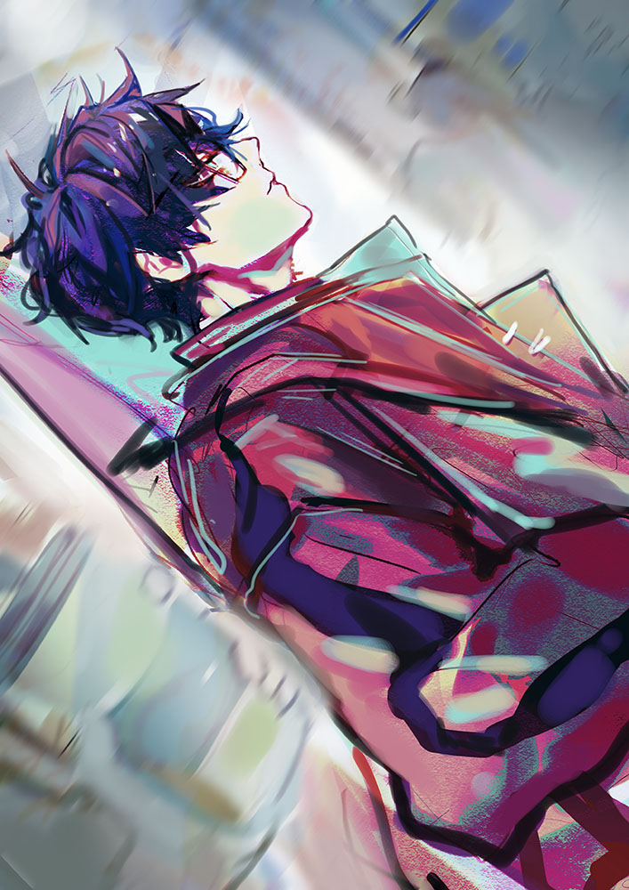 fancyfrontier's tweet image. #得獎作品歡迎分享
第十二屆開拓原創大賞 得獎作品 #回顧 #歡迎分享
插畫組 佳作　人潮中－Zhi
　
看作品請往這 ➡ facebook.com/FFshort/posts/…