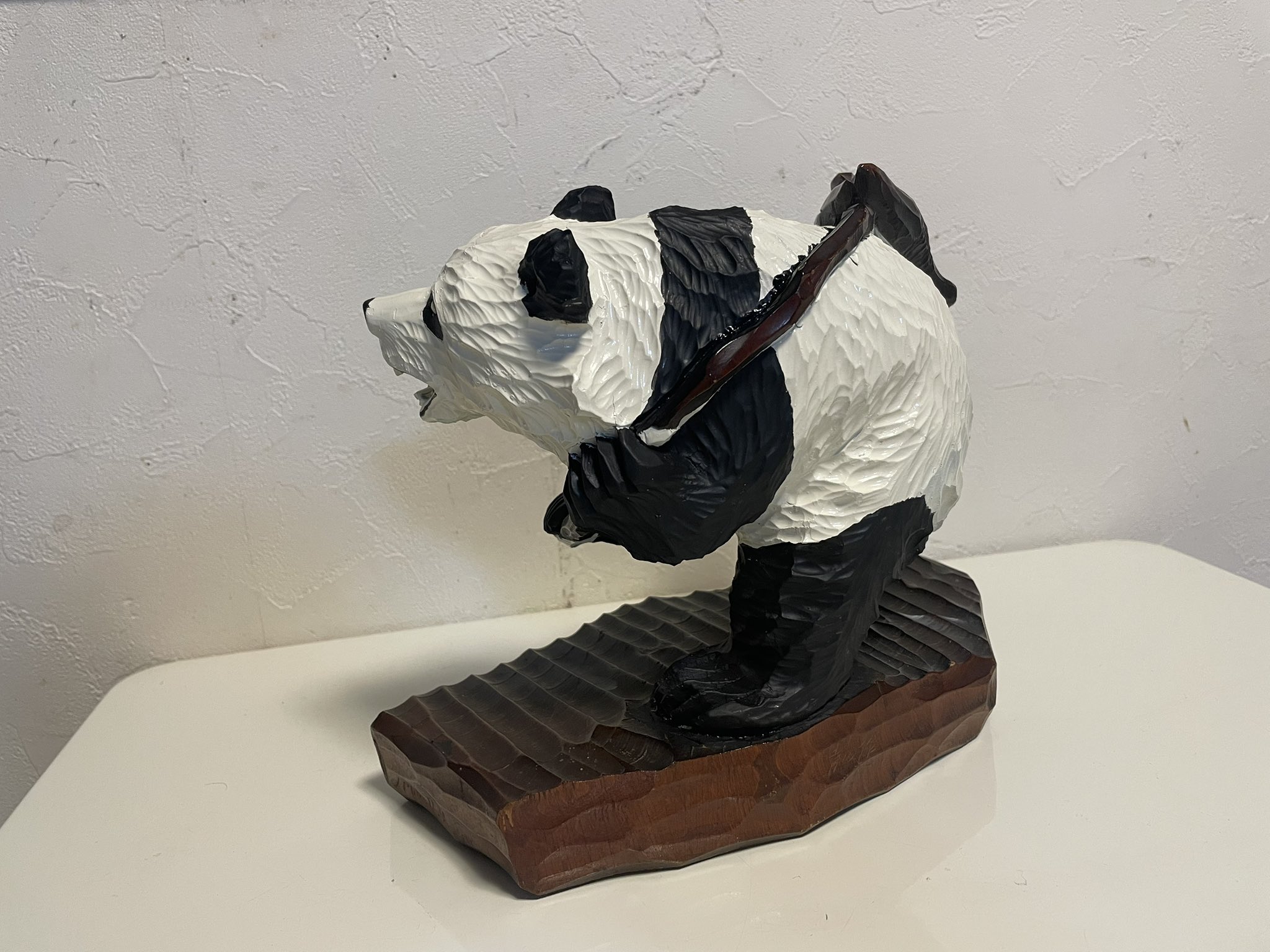 キタカゼパンチ木彫り人形 キタカゼパンチ 木彫り雛人形