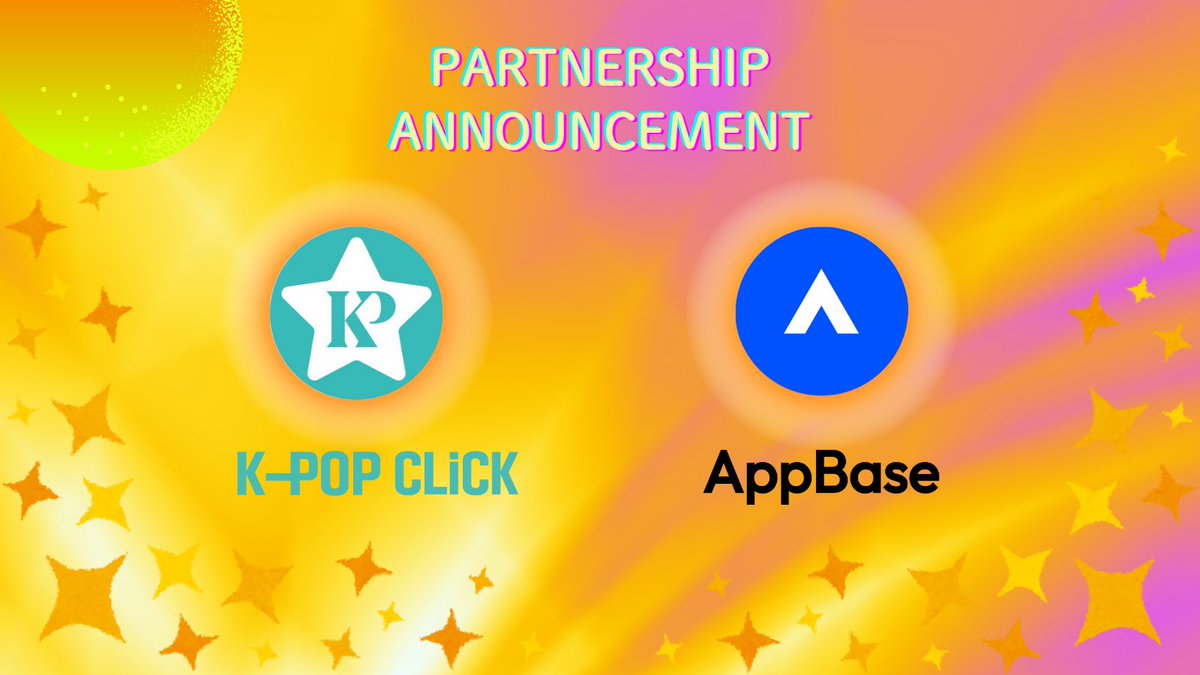 KpopClick Labs (@kpopclick_labs) on Twitter photo ๐ Big news from <a href="/Kpopclick_Labs/">KpopClick Labs</a>
Weโre joining hands with <a href="/AppBaseGlobal/">AppBase - AI driven platform on TON</a> โ the AI-powered hub for mini-apps & Web3 earning on TON!
๐From social quests to smart discovery, AppBase unlocks new ways to engage fans through AI & on-chain tasks.
Together, weโre building the next ๐ Big news from <a href="/Kpopclick_Labs/">KpopClick Labs</a>
Weโre joining hands with <a href="/AppBaseGlobal/">AppBase - AI driven platform on TON</a> โ the AI-powered hub for mini-apps & Web3 earning on TON!
๐From social quests to smart discovery, AppBase unlocks new ways to engage fans through AI & on-chain tasks.
Together, weโre building the next