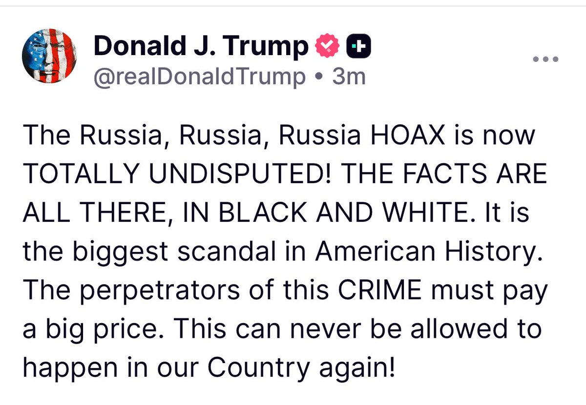 Biggest scandal in American history. THIS IS A CRIME. They WILL pay the price. 👏🏻🔥🔥👋🏻