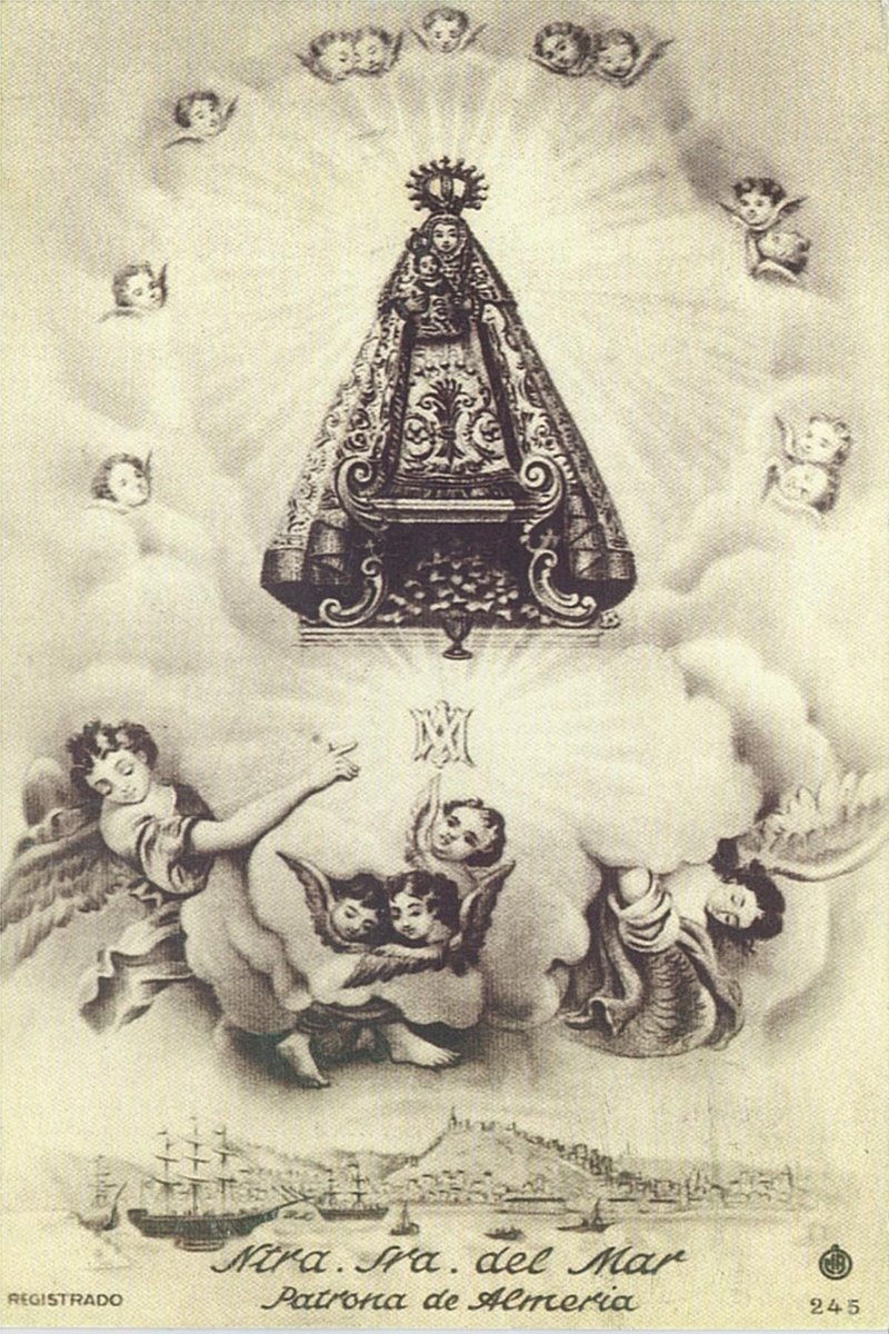 AGOSTO |

¡Almerienses, es agosto!

¡Viva la Virgen del Mar!
¡Viva la Patrona de Almería!
¡Viva la Madre de Dios!

🖼️ Antiguo grabado de la Stma. Virgen del Mar, Patrona de Almería.