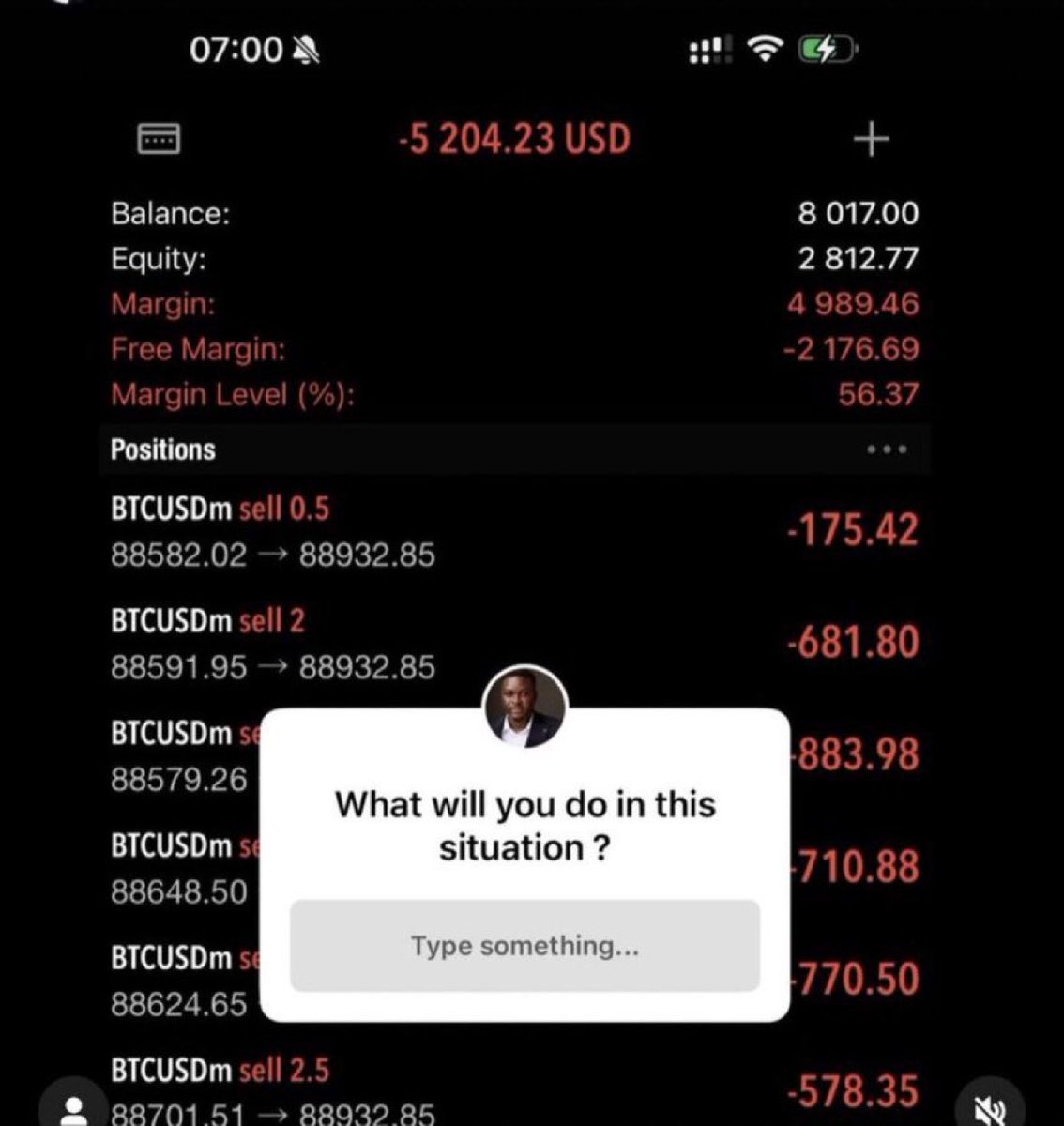 You’re trading #NFP and this happens! 

What would you do in this situation?