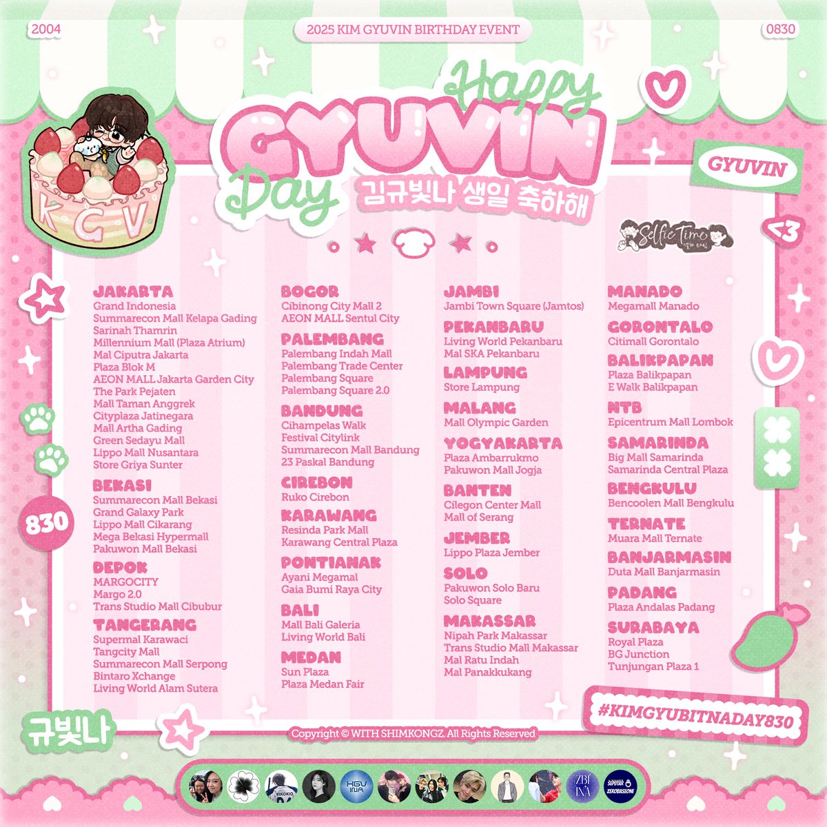 with_shimkongz's tweet image. 𝑯𝒂𝒑𝒑𝒚 𝑮𝒚𝒖𝒃𝒊𝒓𝒕𝒉𝒅𝒂𝒚 🎂

: ・ෆ・┈・♡ ・┈・ෆ・ :
ZB1 Gyuvin Photoframe Event
by @with_SHIMKONGZ
: ・ෆ・┈・♡ ・┈・ෆ・ :

📍@selfietimeid

🗓️  23 Aug ~ 5 Sept

🤳🏻Share your moment with #KimGyubitnaDay830

#kimgyuvin #gyuvin #김규빈 
#zerobaseone #zb1 #제로베이스원