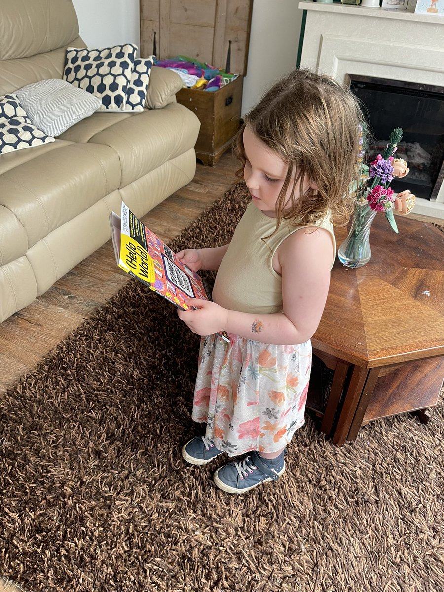 BrantHelen's tweet image. @Raspberry_Pi #helloworld magazine is for all ages! #minicoder #startyoung