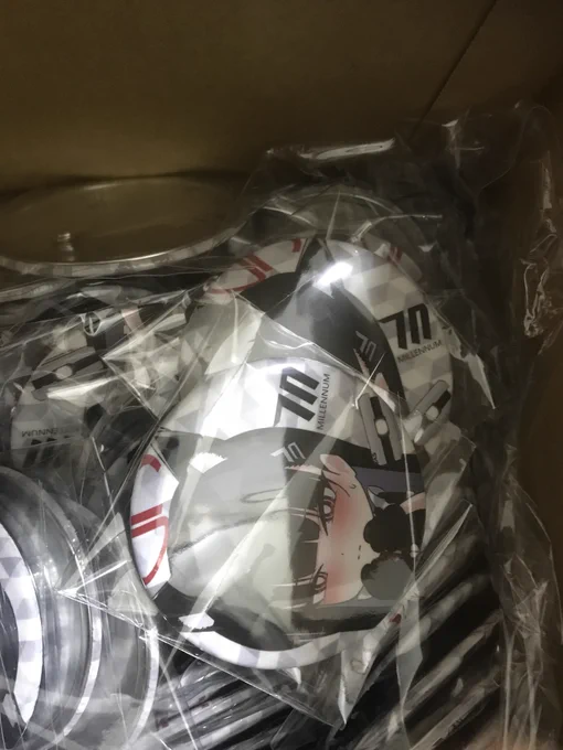 コミケ当日に頒布するグッズ届いたよ〜!