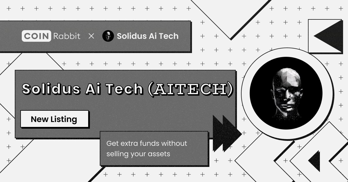 New listing alert!

Previously listed on wallets and exchange , $AITECH is now available for crypto-backed loans on CoinRabbit!

Behind $AITECH is a complete AI infrastructure:
- HPC Data Center for Compute
- No-code AI Agent Workflow Builder
- AI Marketplace for cutting-edge