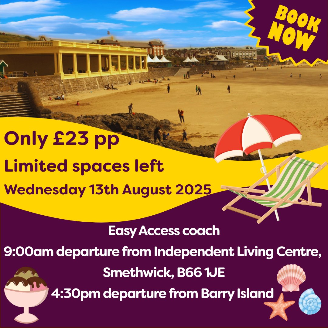 2 WEEKS TO GO!
We’re so close to the big day and we can’t wait to see everyone there. Here’s a quick reminder of what to bring for the trip: Comfy shoes, Sunscreen and hat, A packed lunch (if you prefer)
See you all on the 13th August for a fun day out! #BarryIslandTrip