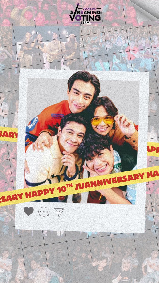 Juanistas_VTST's tweet photo. Happy 10th Anniversary, @TheJuans_BAND! 🥳

#Happy10thJUANniversary https://t.co/Ldz9Axzitt