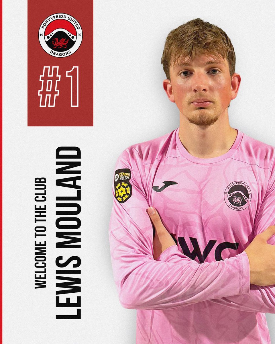 We're delighted to announce the signing of goalkeeper Lewis Mouland! 🐉

Lewis is a fantastic addition to our squad ahead of the new season 🧤

He will take the number 1️⃣ shirt this season 👕

Welcome to Pontypridd United, Lewis! 🙌

#OneClub #WeAreUnited