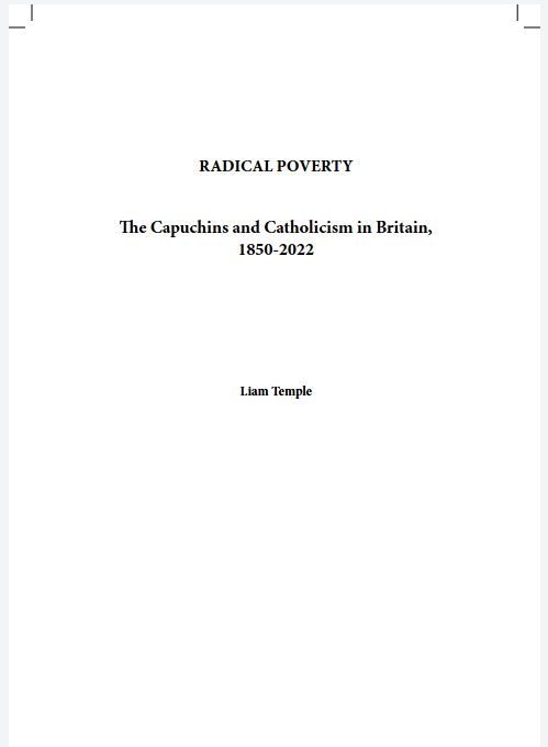 The book is starting to feel very real now the copy-edits have arrived! #twitterstorians #catholichistory #capuchins #franciscan #academia #History