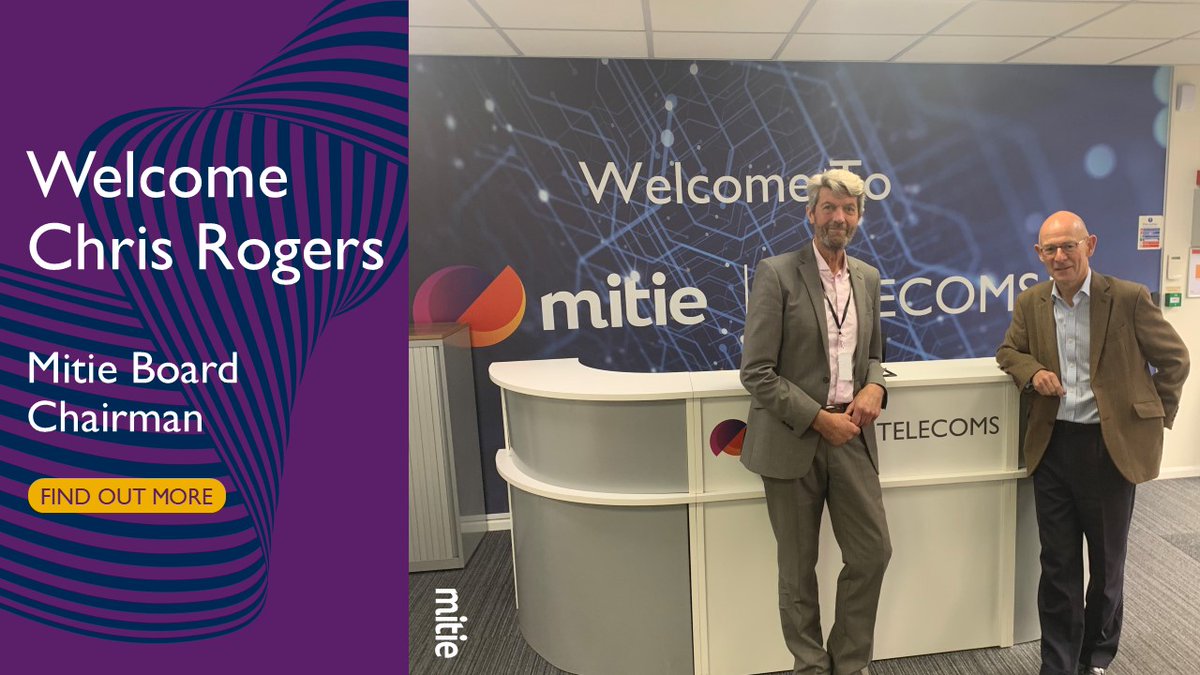 mitie's tweet image. Welcome to Chris Rogers, our new Mitie Board Chairman. 

Managing Director for Mitie Telecoms, Phil Turner, had the pleasure of hosting Chris at our Tewkesbury office, showcasing the teams progress and sharing growth plans.

Find out more &amp;gt; mitie.com/telecoms/

#MitieProjects