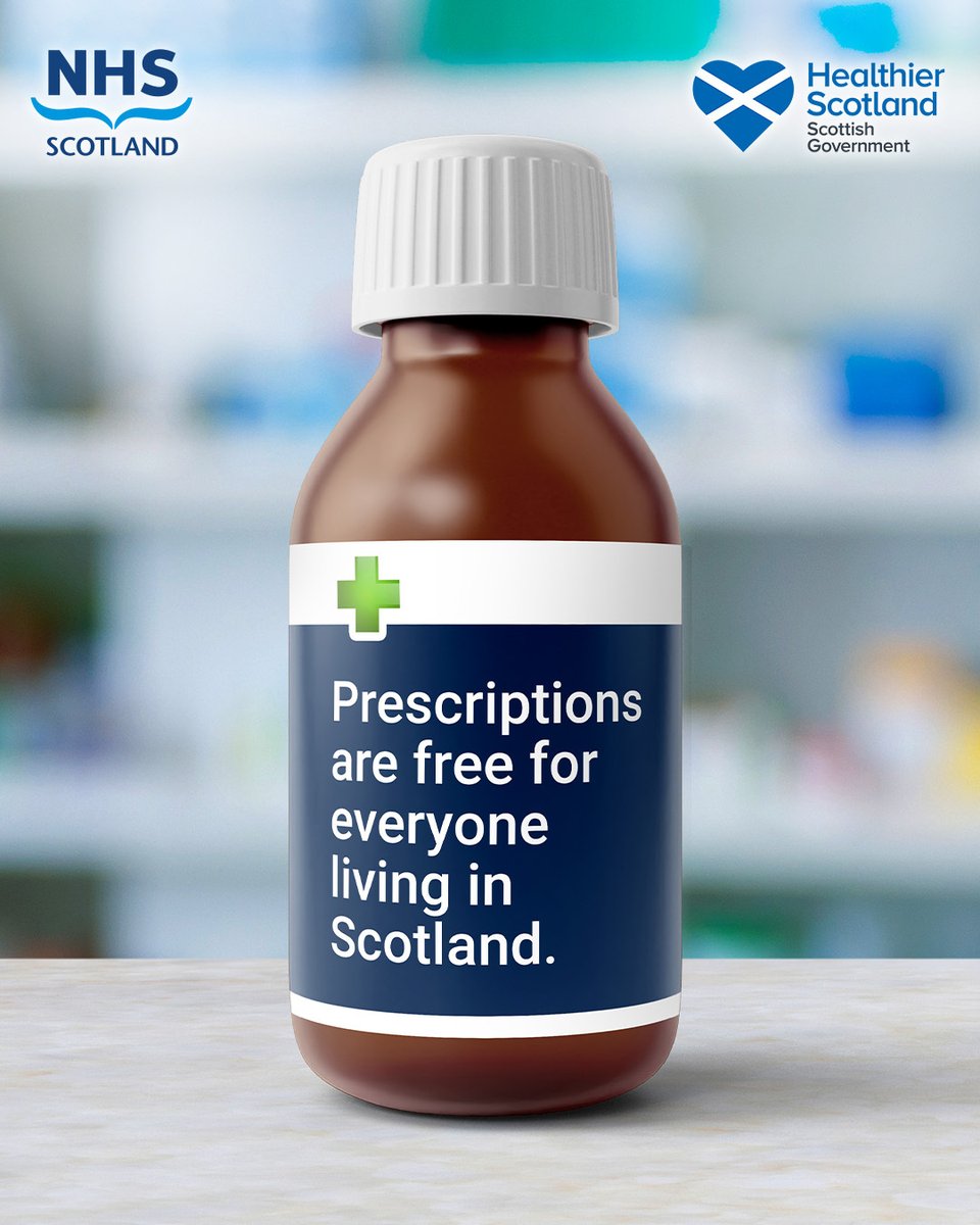 You can get advice and medicine straight away from the pharmacy, for free.

The Scottish Government offers free prescriptions to everyone living in Scotland.

Find out more about NHS Pharmacy First. Visit nhsinform.scot/pharmacyfirst