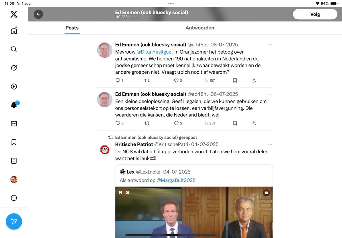 “Wat lul je nou’, ook meteen. Een kijkje in het duistere brein van zo maar een linkse kiezer. Fascinerend wel. Want dit zijn ze. Dit zijn de mensen die het straks voor u en mij gaan bepalen. Redeneringen die ze zelf voor spitsvondig houden, nauwelijks kennis of achtergrond, één