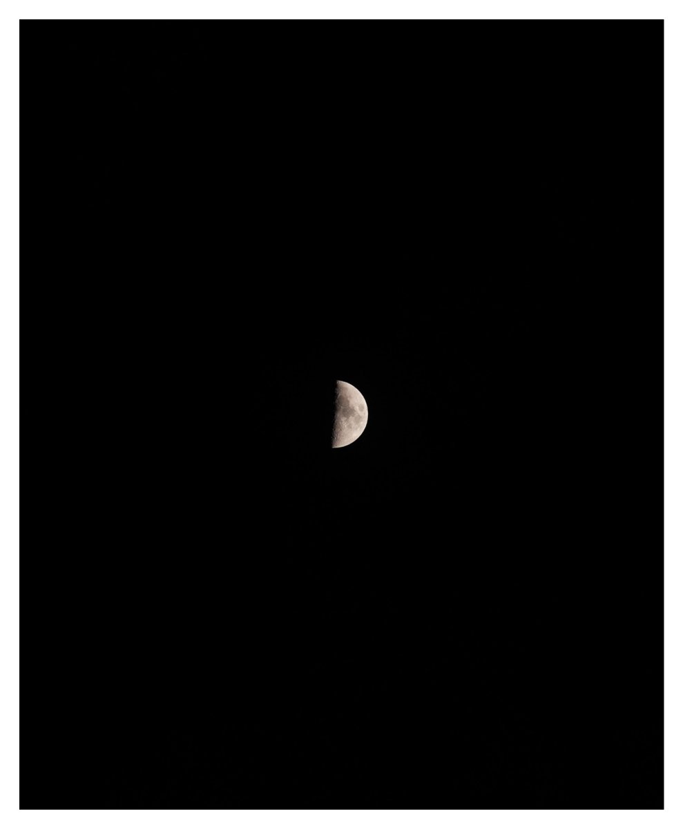 Balanced Moon #BlackFrameFriday (almost B&amp;W 😉)

This photo showing amazing quality of Viltrox lenses! Created by 75mm (113mm FF equivalent) with quite heavy crop, to zoom in more, from 40mpx to 5 and is still so sharp. It’s just pure fun to work with Fuji especially with so wide