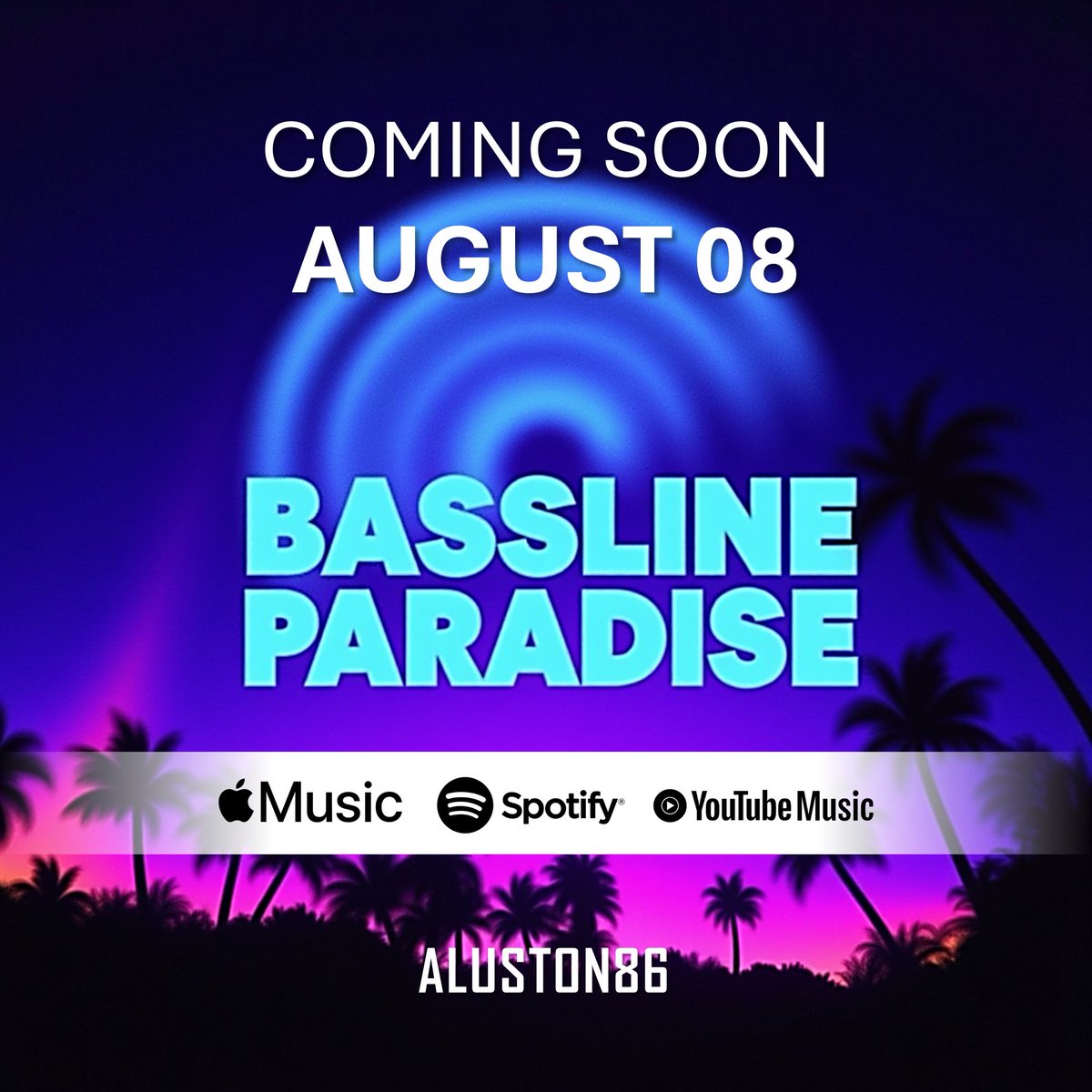 Ready for the drop? Bassline Paradise lands Aug 8 - pre-save now &amp; share the vibe 🎶 distrokid.com/hyperfollow/al…

#BasslineParadise #NewMusic #PreSave #Aluston86Music #Aluston86
