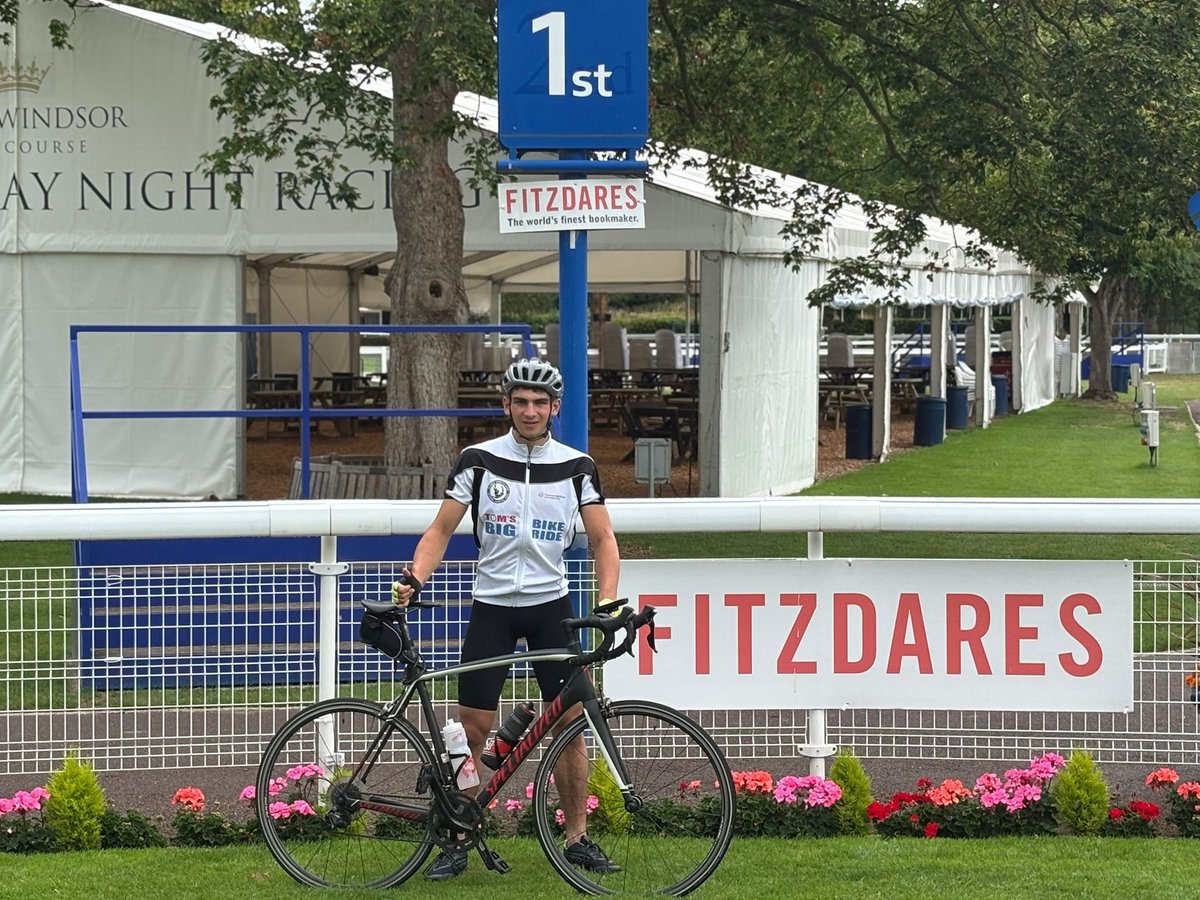 FITZDARES (@fitzdares) on Twitter photo 🚴Tom dropped into the Churchill Suite <a href="/WindsorRaces/">Windsor Racecourse</a> for a well-earned breather on his mission to cycle to every UK racecourse, all in aid of the brilliant <a href="/IJF_official/">Injured Jockeys Fund</a>.
Keep pedalling, <a href="/tomsbigbikeride/">Tom’s Big Bike Ride</a> 💪
(Spotted reading the Fitzdares Times!)
#TomsBigBikeRide 🚴Tom dropped into the Churchill Suite <a href="/WindsorRaces/">Windsor Racecourse</a> for a well-earned breather on his mission to cycle to every UK racecourse, all in aid of the brilliant <a href="/IJF_official/">Injured Jockeys Fund</a>.
Keep pedalling, <a href="/tomsbigbikeride/">Tom’s Big Bike Ride</a> 💪
(Spotted reading the Fitzdares Times!)
#TomsBigBikeRide