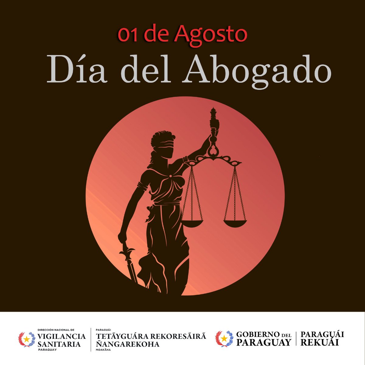 #DINAVISApy saluda a todos los abogados en su día y especialmente a sus funcionarios que se desempeñan en la profesión.