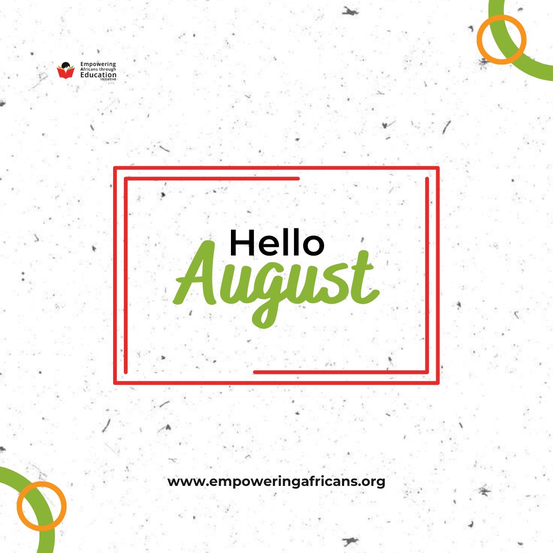 Welcome to August!
You don’t need perfect conditions to make progress—just the courage to begin and the discipline to keep going. This month, show up for your goals, speak life into your dreams, and refuse to let fear slow you down. August is yours. Own it. 💪🔥#HelloAugust